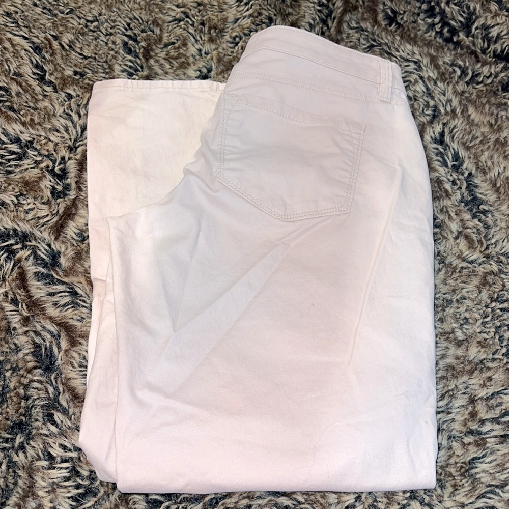 Ann Taylor Loft light pink jeans